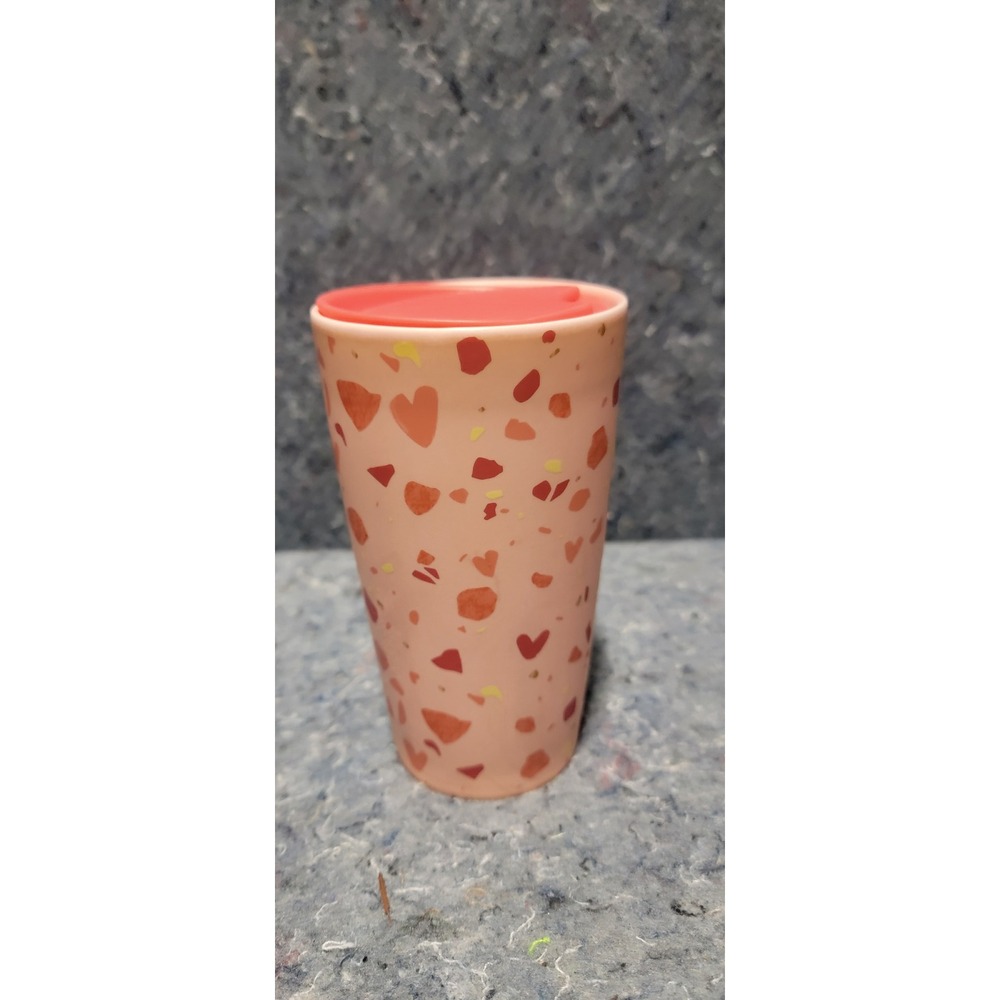 Starbucks 2019 Valentine Heart Coffee/Tea Tumbler with‎ Lid 12oz